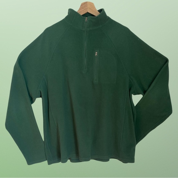 LL BEAN Fleece Zip - Picture 1 of 3